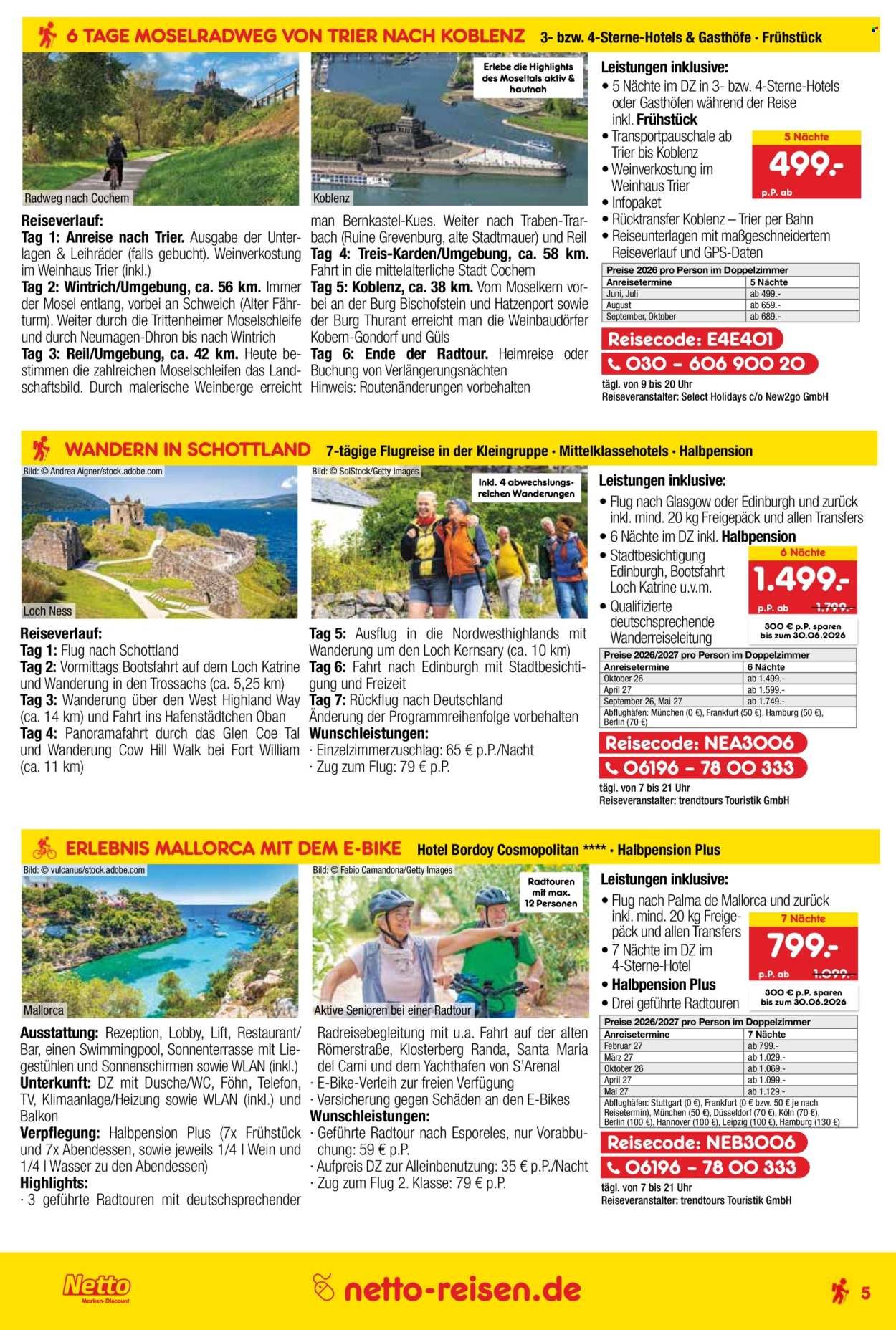 NETTO MARKEN-DISCOUNT Prospekt - Reise-Angebote