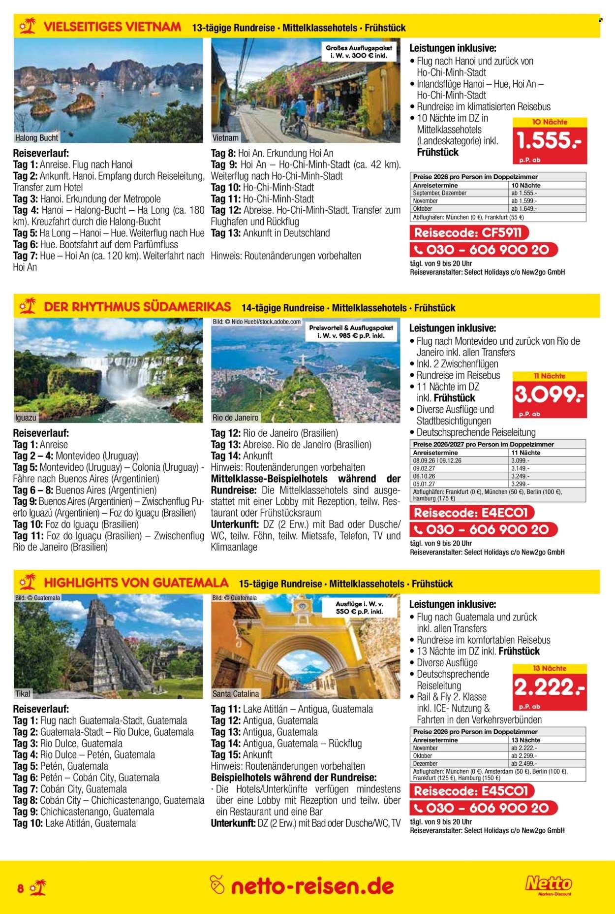 NETTO MARKEN-DISCOUNT Prospekt - Reise-Angebote