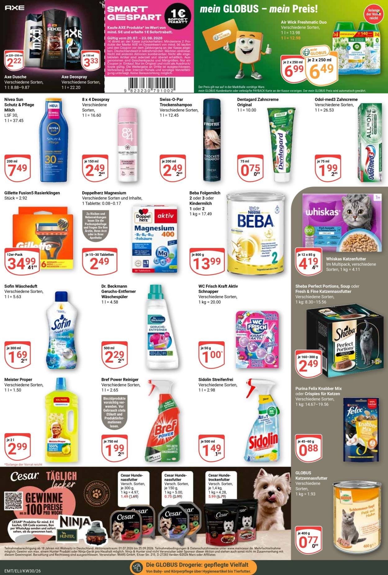 GLOBUS Prospekt - Ab Montag 20.07.2026