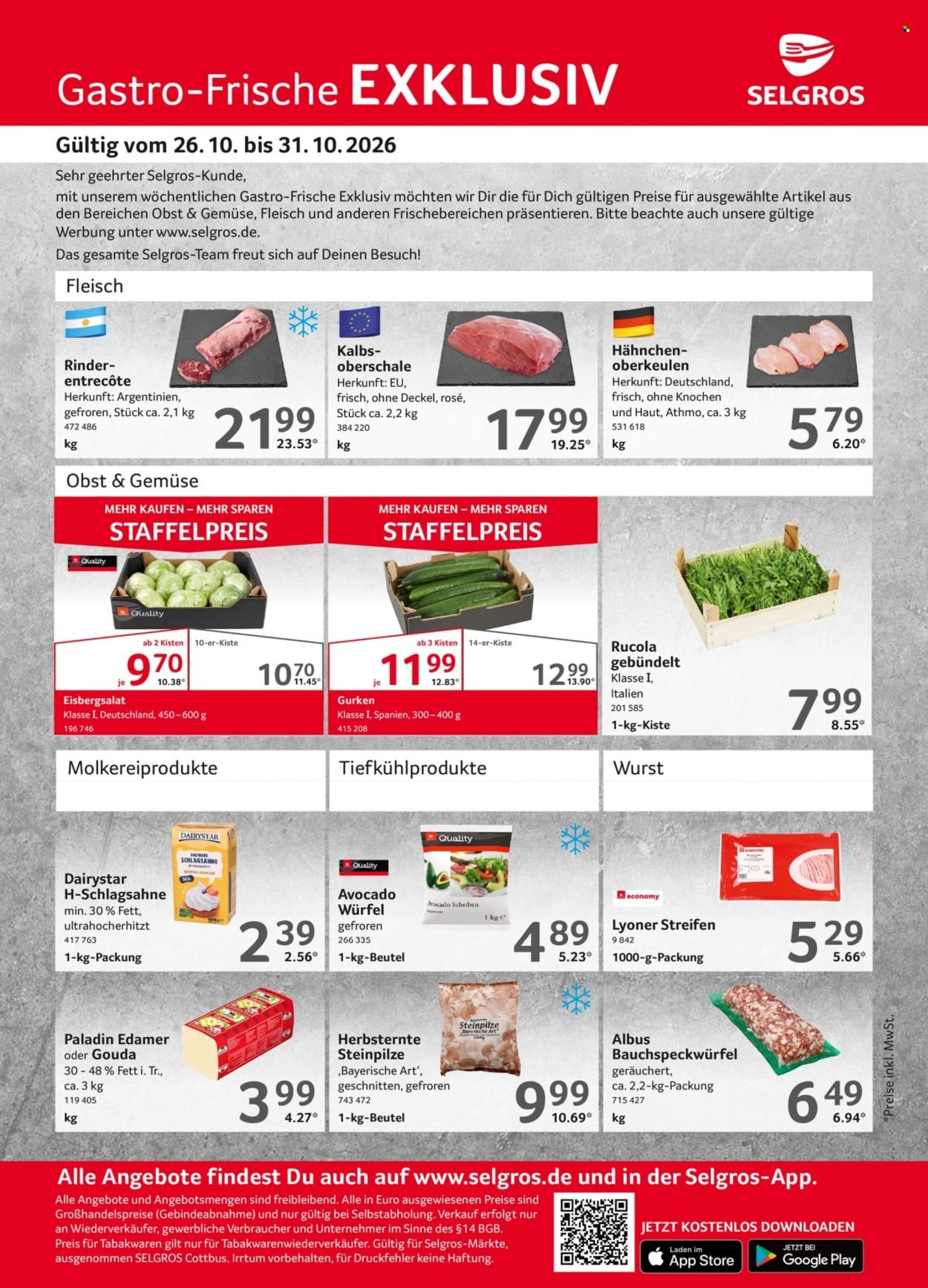 SELGROS Prospekt - Gastro Angebote