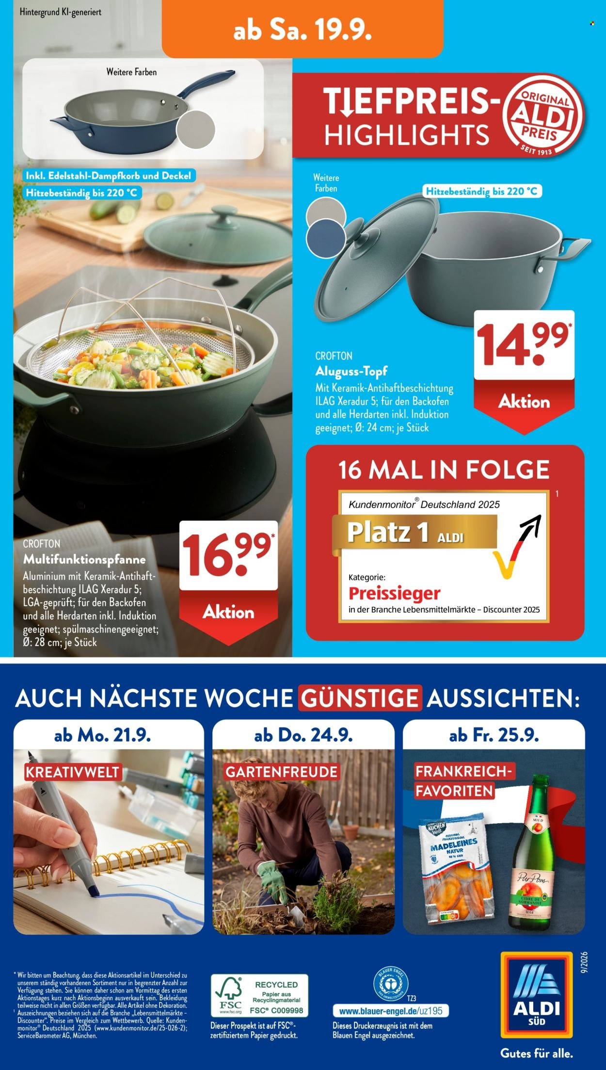 ALDI SÜD Prospekt - Ab Montag 14.09.2026