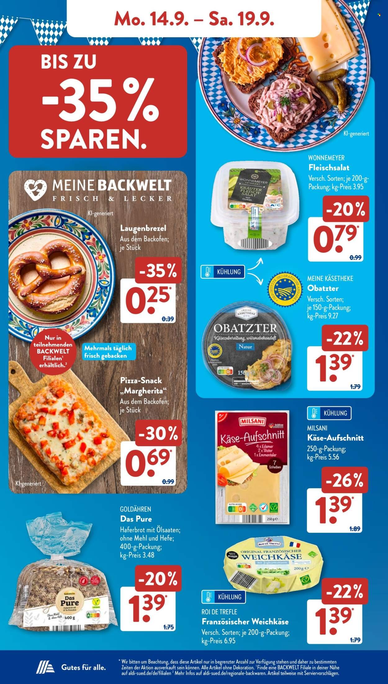 ALDI SÜD Prospekt - Ab Montag 14.09.2026