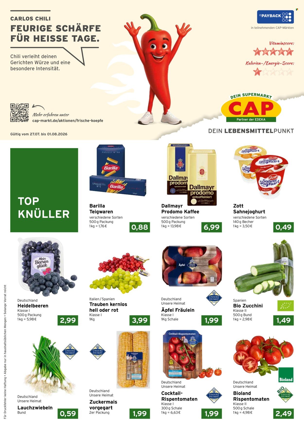 CAP-MARKT Prospekt - Ab Montag 27.07.2026
