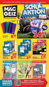 MÄC-GEIZ Prospekt - Ab Montag 29.06.2026