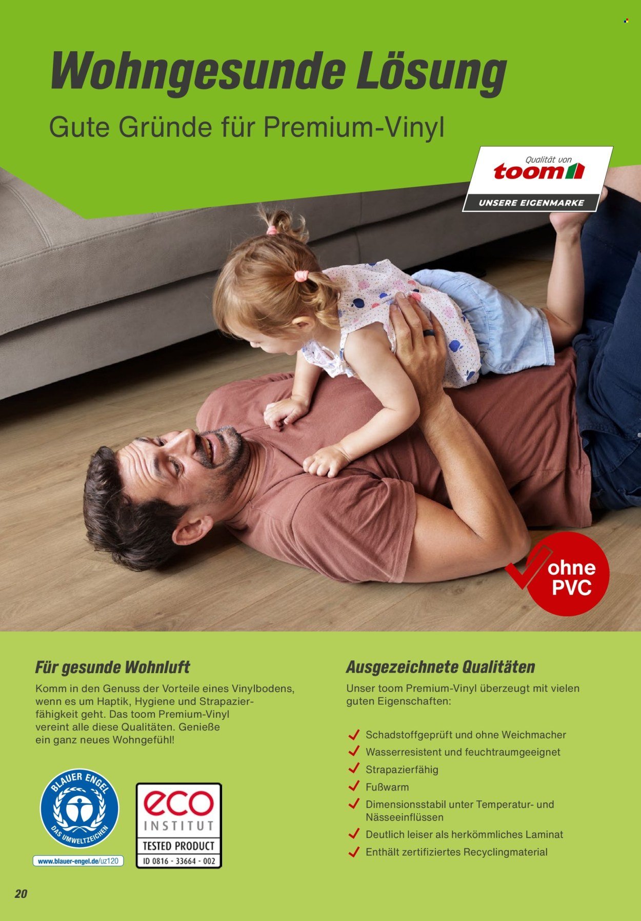 TOOM BAUMARKT Prospekt - Bodenbeläge & Zubehör