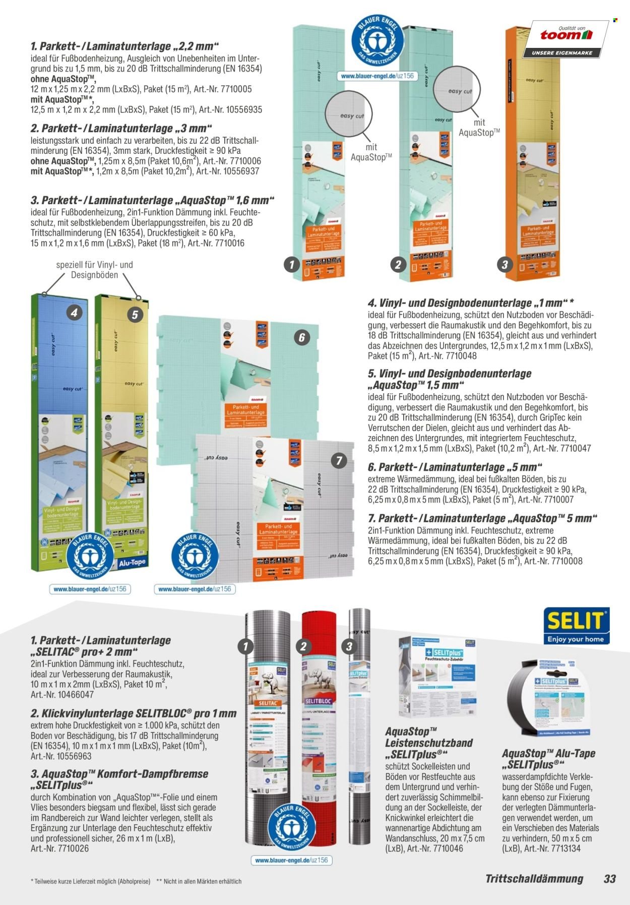 TOOM BAUMARKT Prospekt - Bodenbeläge & Zubehör