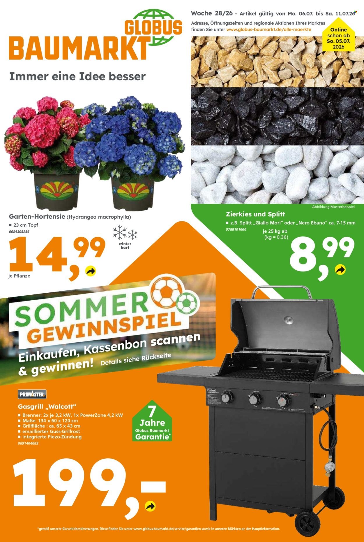 GLOBUS BAUMARKT Prospekt - Ab Montag 6.07.2026