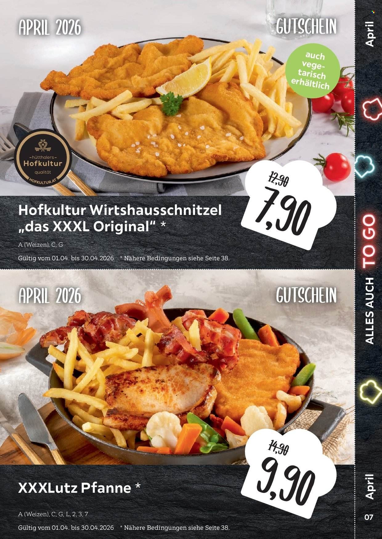 XXXLUTZ Prospekt - Restaurantgutscheine