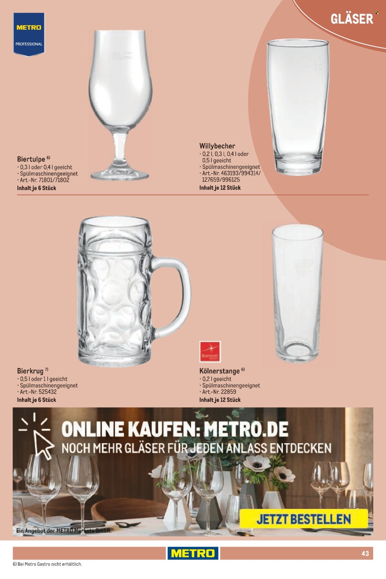 METRO Angebote - Non Food Sortiment