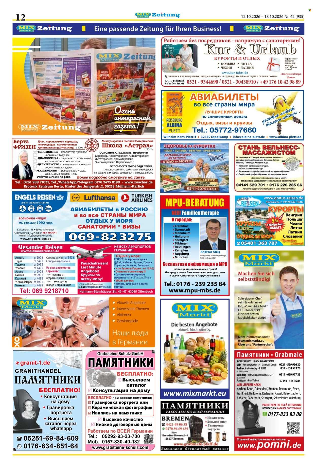 MIX MARKT Prospekt - Zeitung