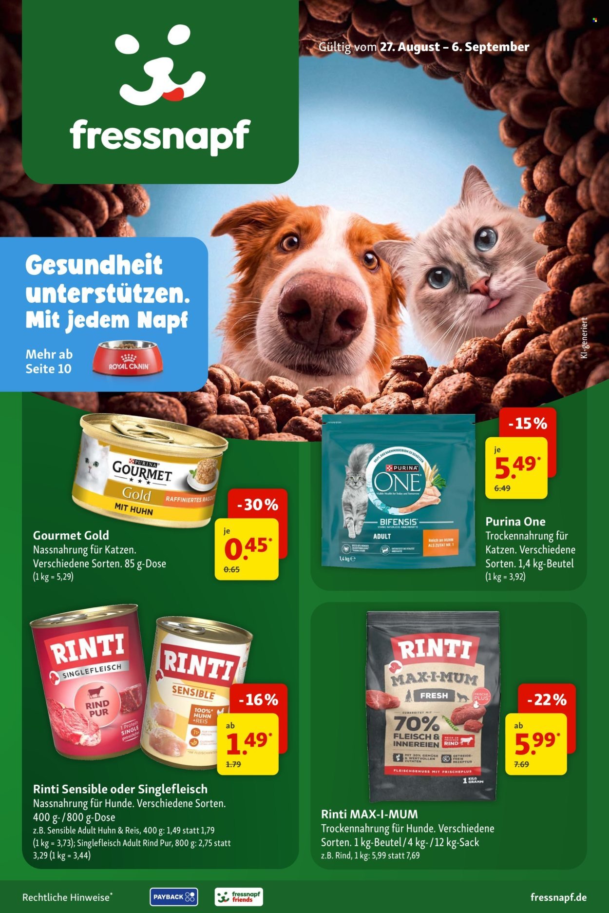 FRESSNAPF Prospekt - Ab Donnerstag 27.08.2026