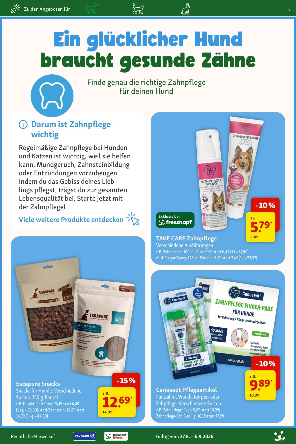 FRESSNAPF Prospekt - Ab Donnerstag 27.08.2026