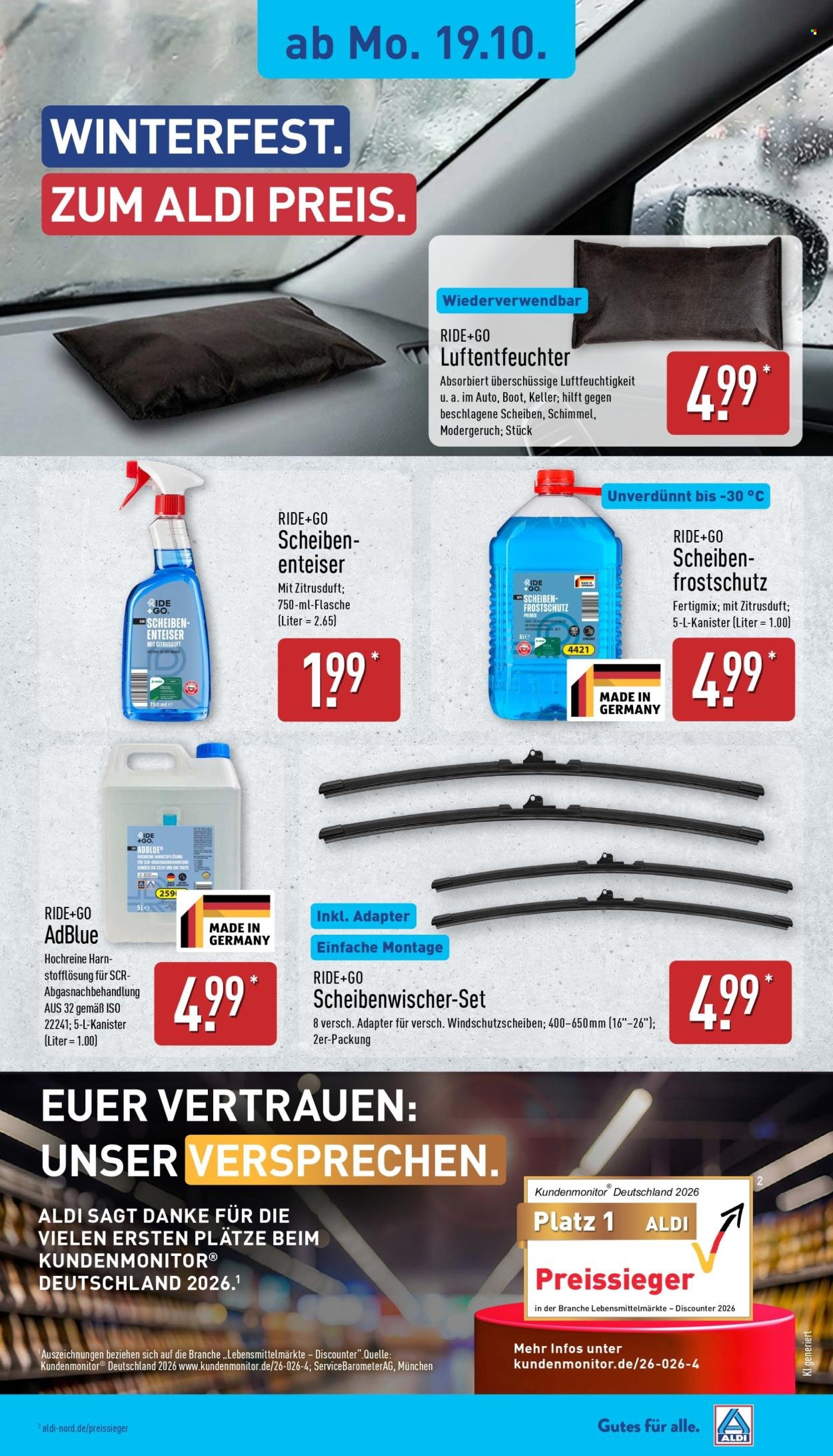 ALDI NORD Prospekt - Ab Montag 19.10.2026