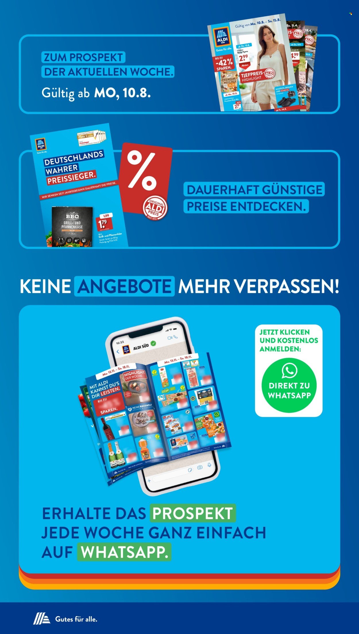 ALDI SÜD Prospekt - Ab Montag 24.08.2026