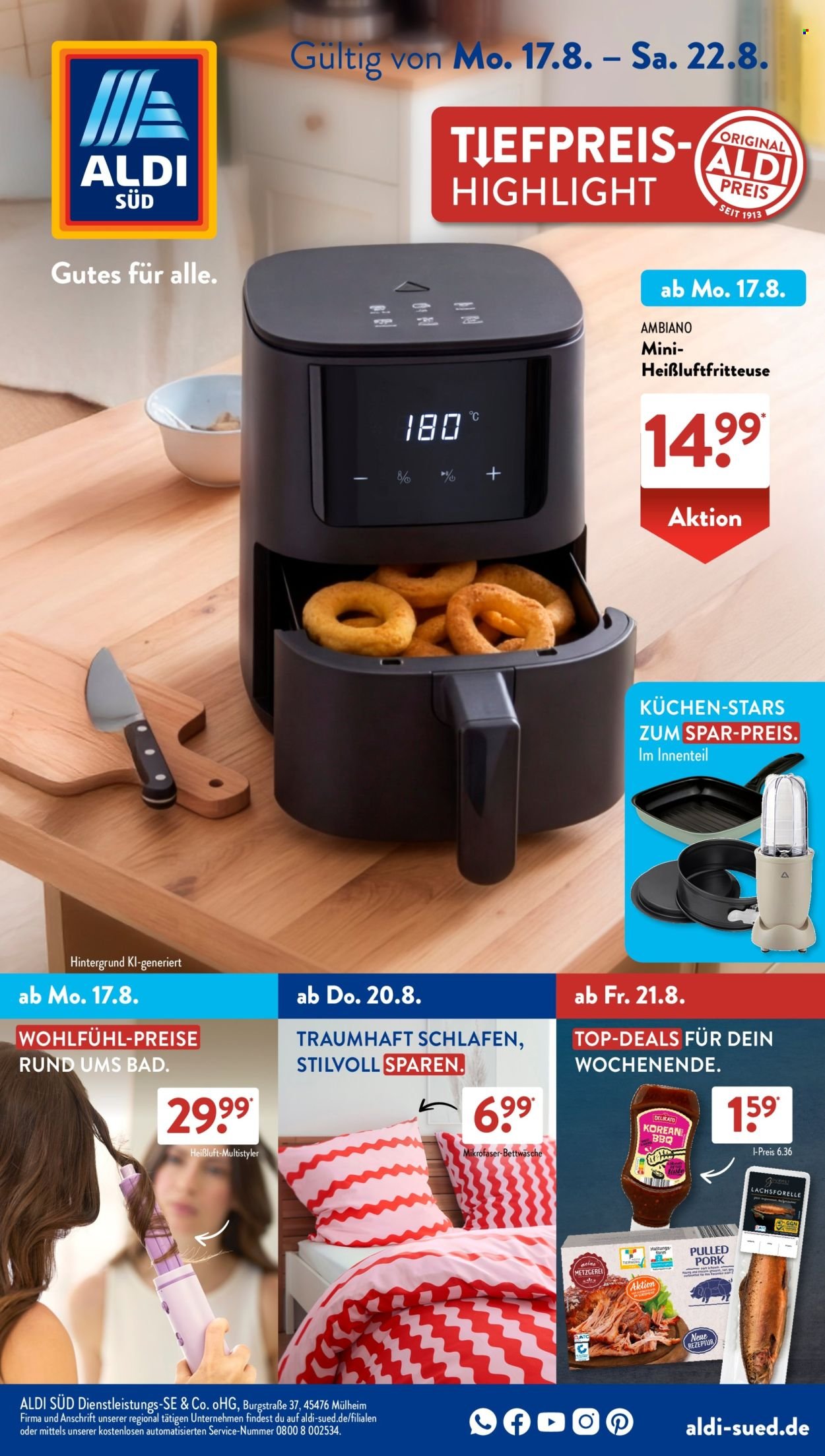 ALDI SÜD Prospekt - Ab Montag 17.08.2026