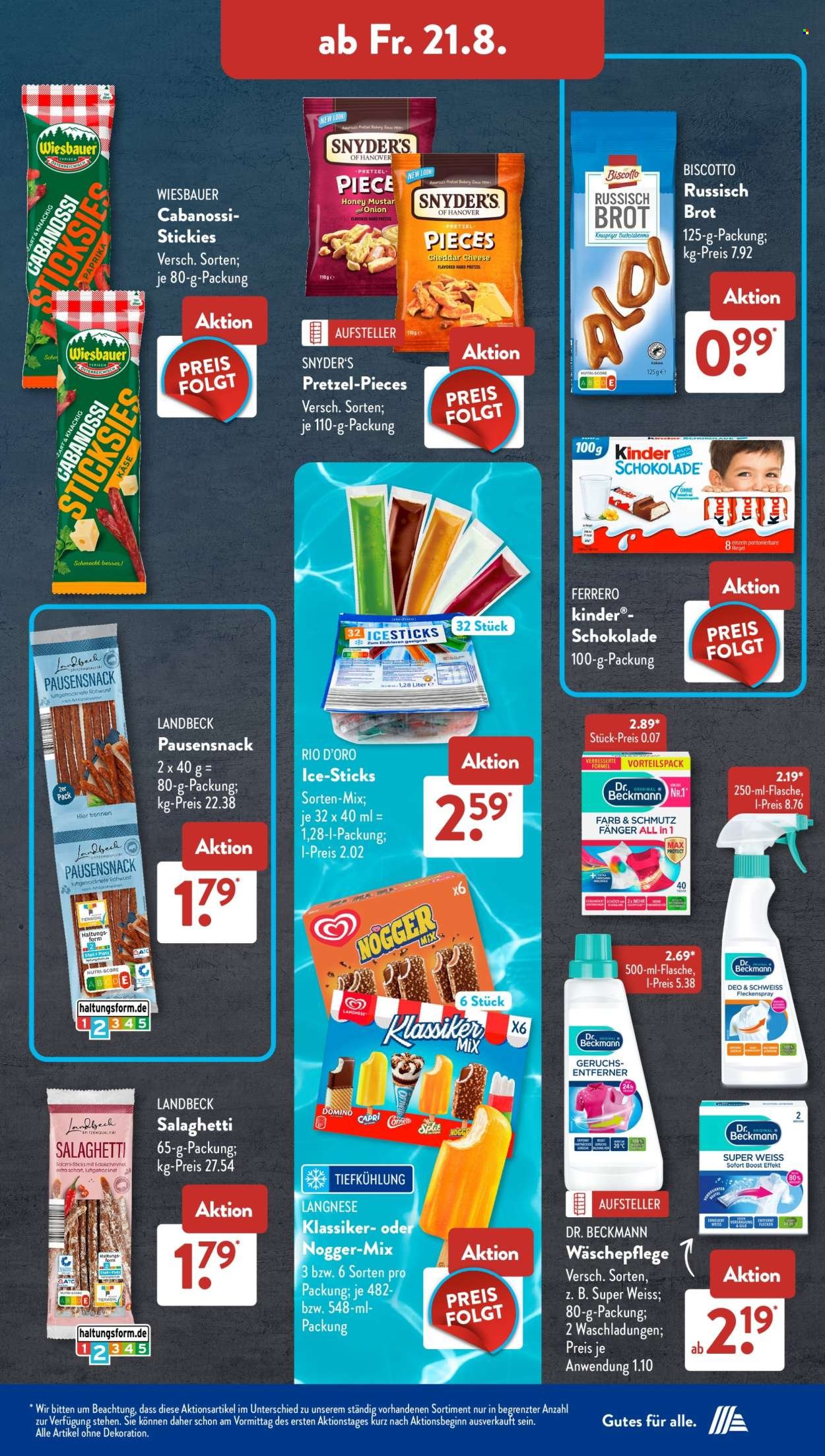 ALDI SÜD Prospekt - Ab Montag 17.08.2026