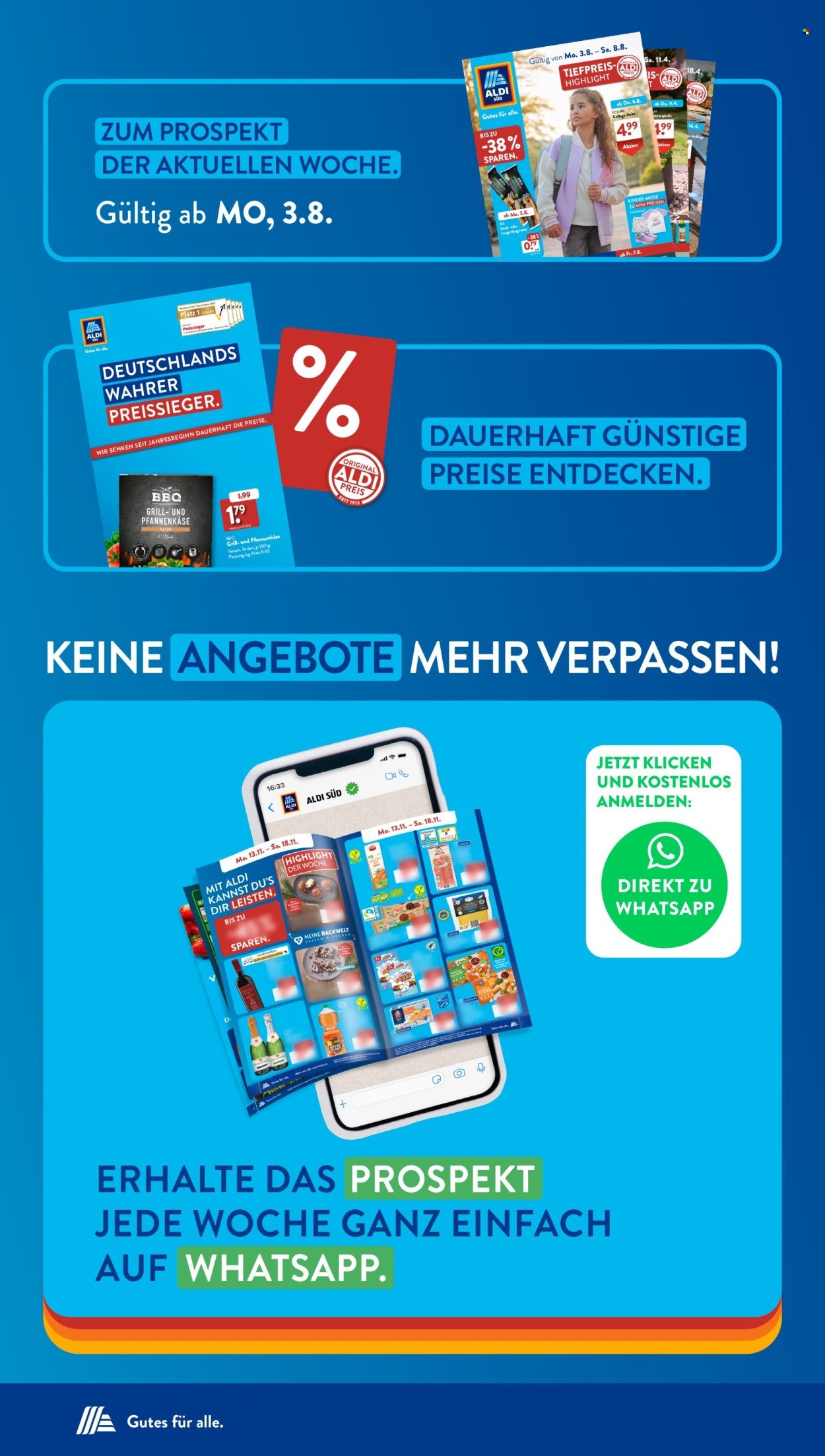 ALDI SÜD Prospekt - Ab Montag 17.08.2026