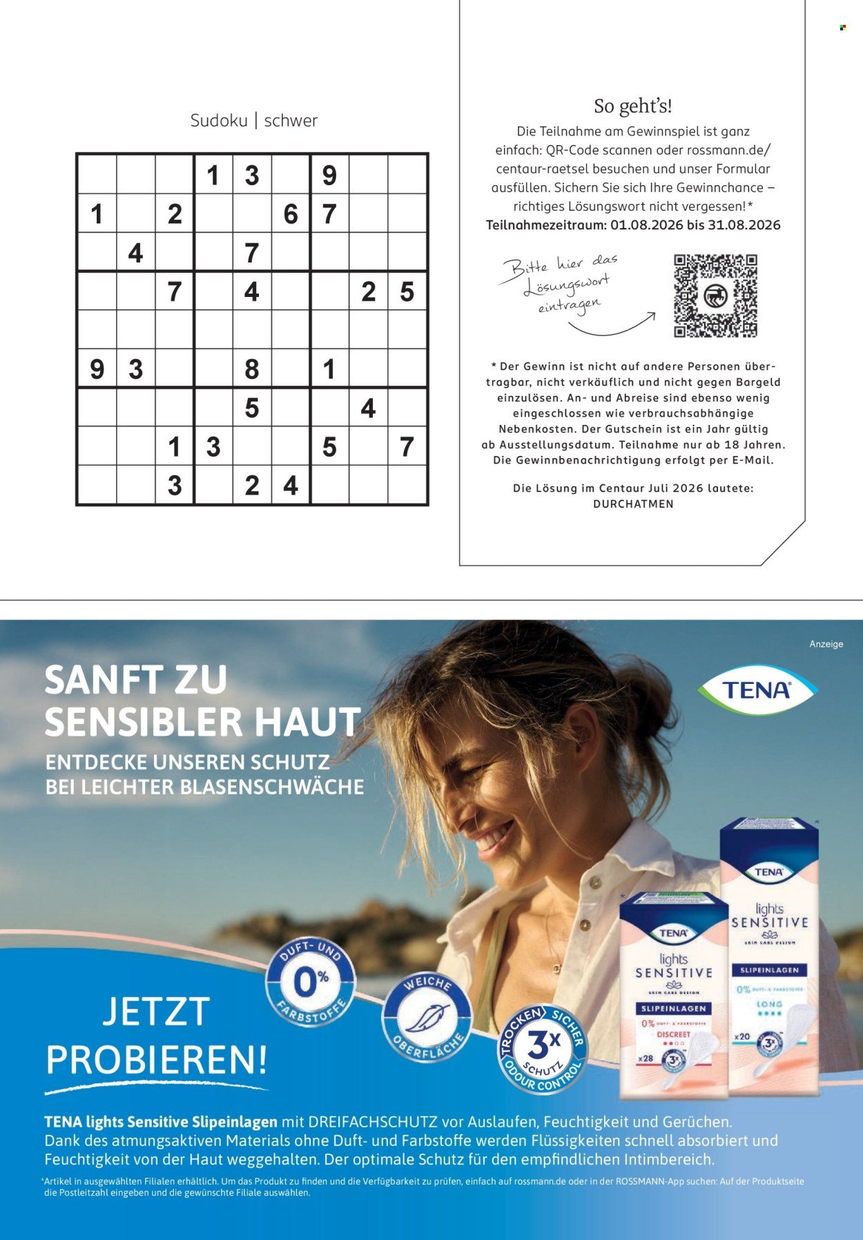 ROSSMANN Prospekt - Centaur