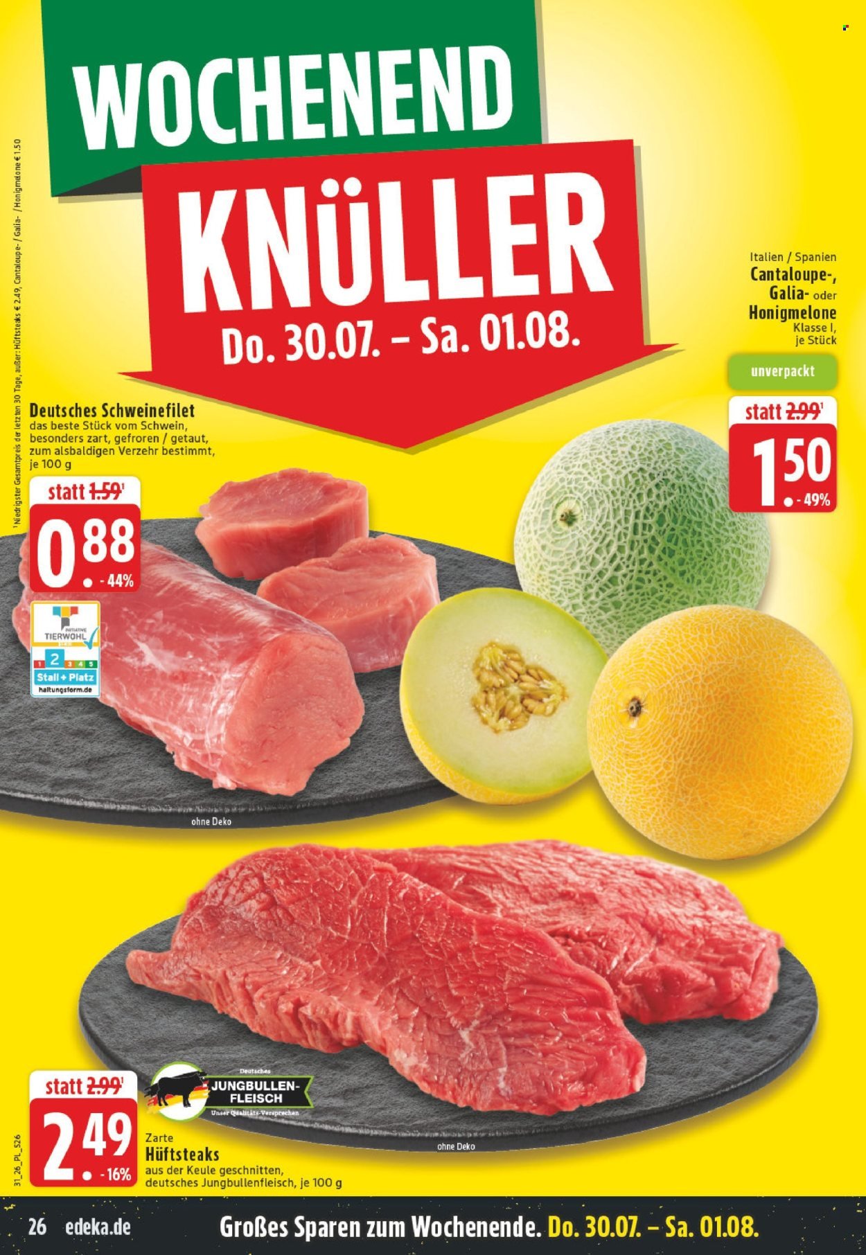 EDEKA Prospekt - Ab Montag 27.07.2026