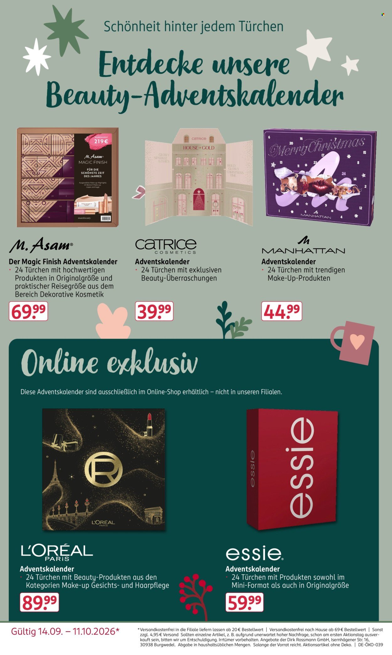 ROSSMANN Prospekt - 24 Tage voller Vorfreude