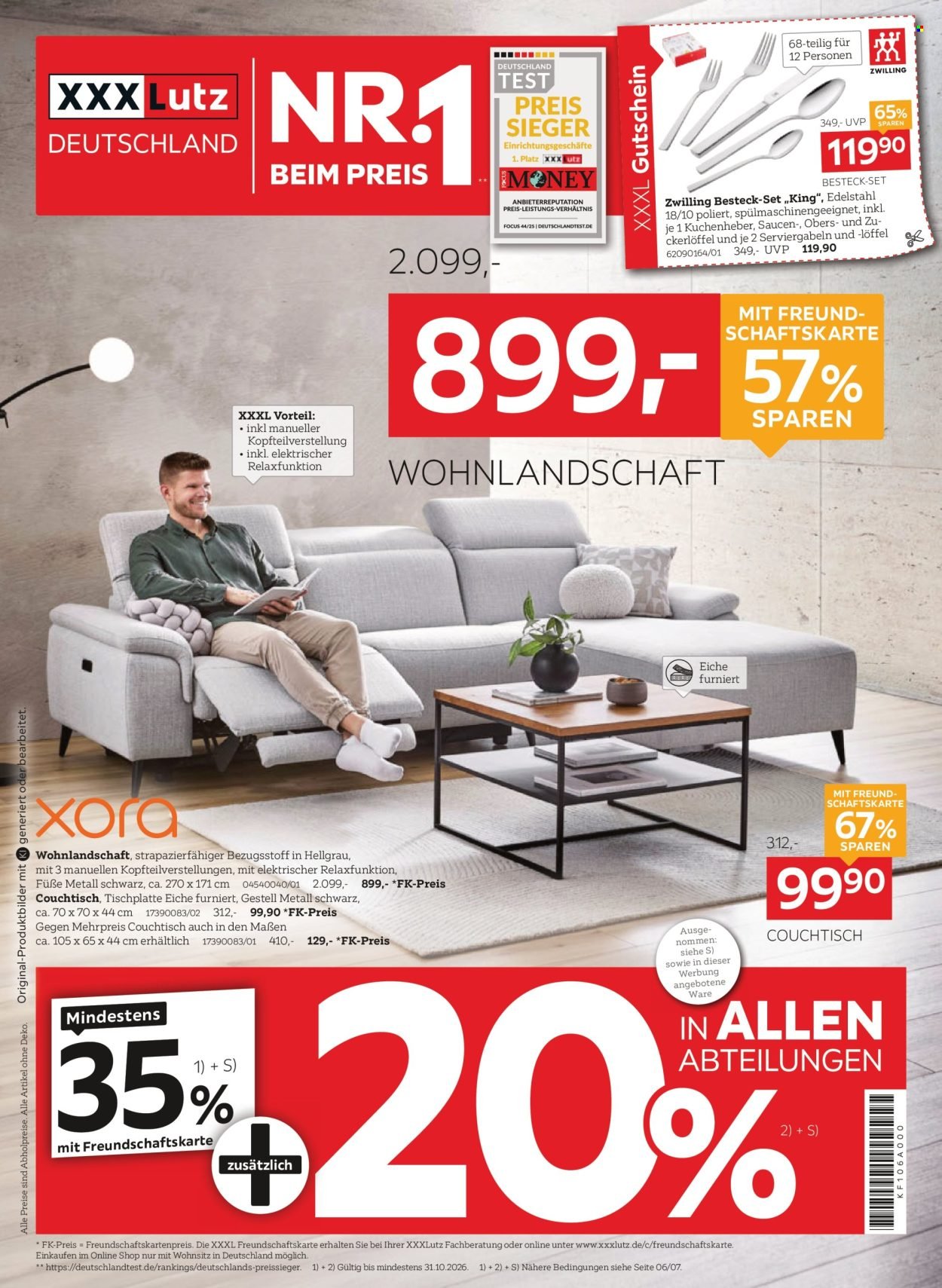 XXXLUTZ Prospekt - Nr. 1 beim Preis