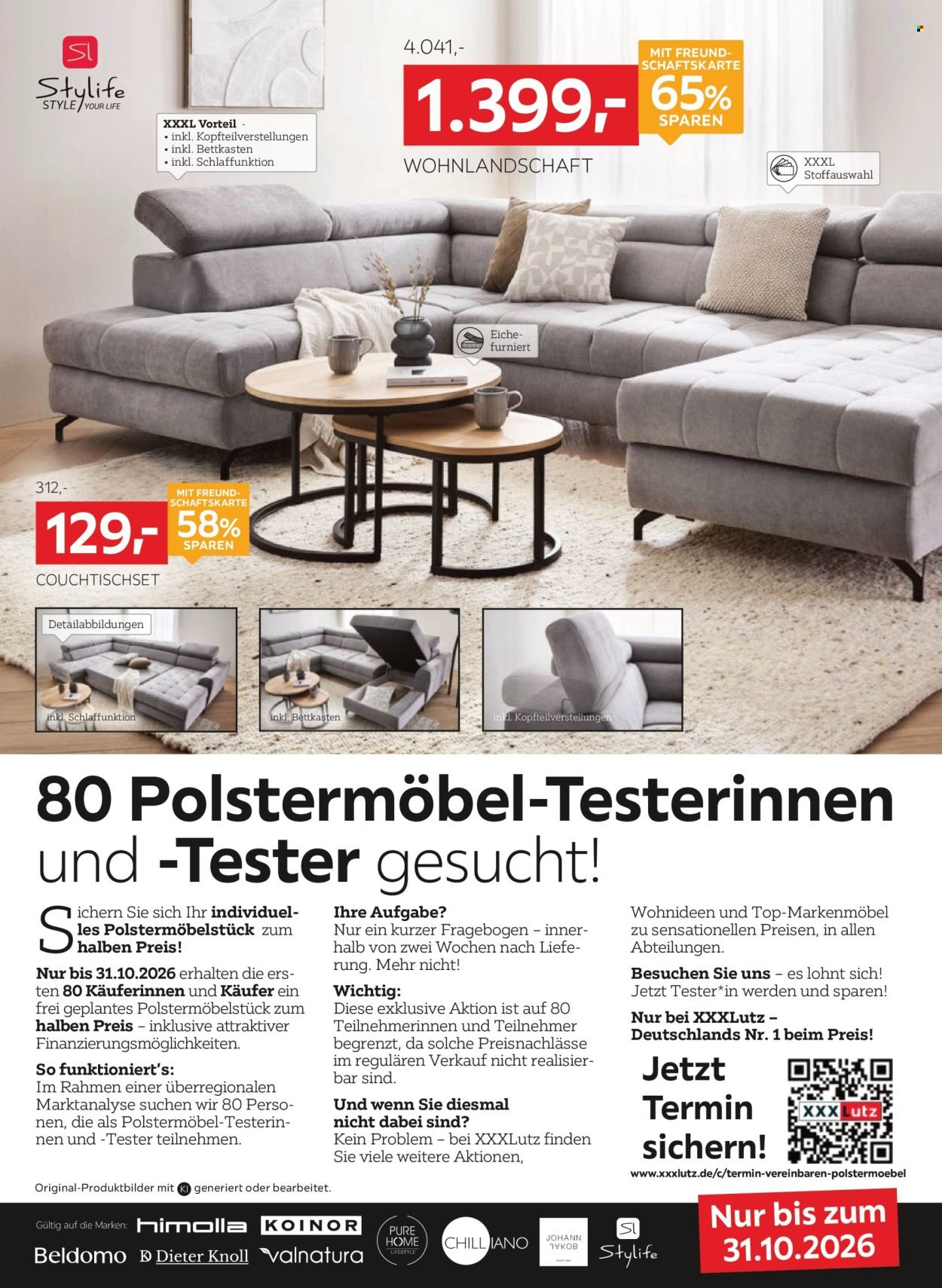 XXXLUTZ Prospekt - Nr. 1 beim Preis