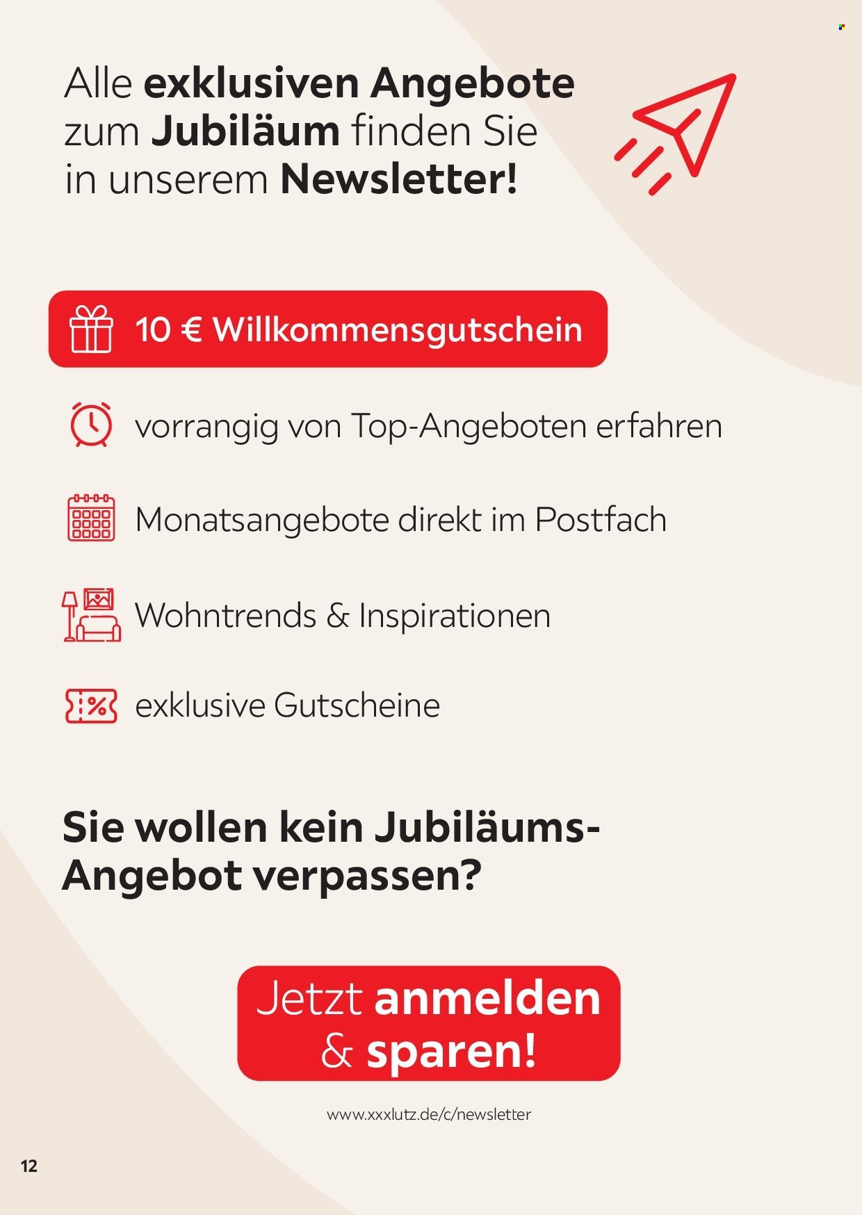 XXXLUTZ Prospekt - Freundschaftskartenjournal