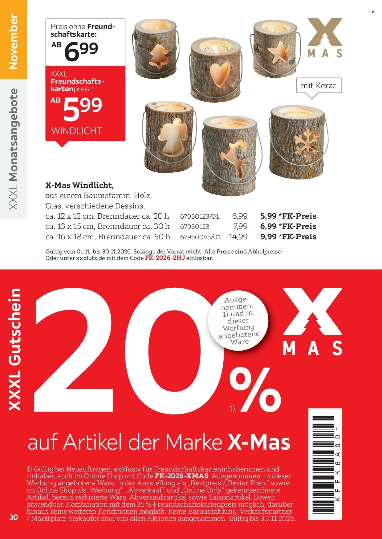 XXXLUTZ Prospekt - Freundschaftskartenjournal