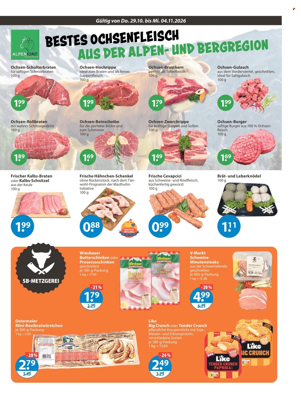 V-MARKT Prospekt - Ab Donnerstag 29.10.2026