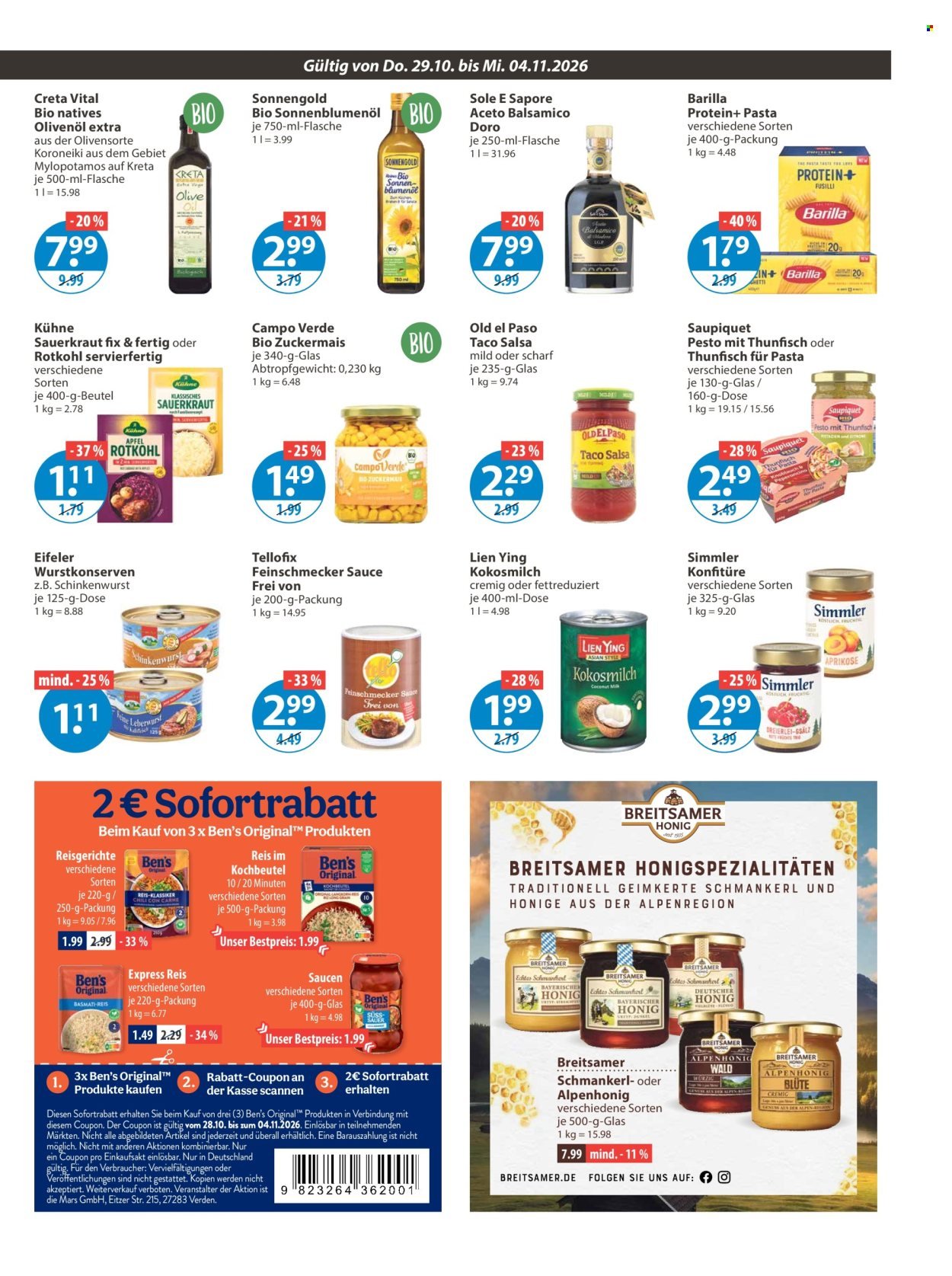 V-MARKT Prospekt - Ab Donnerstag 29.10.2026