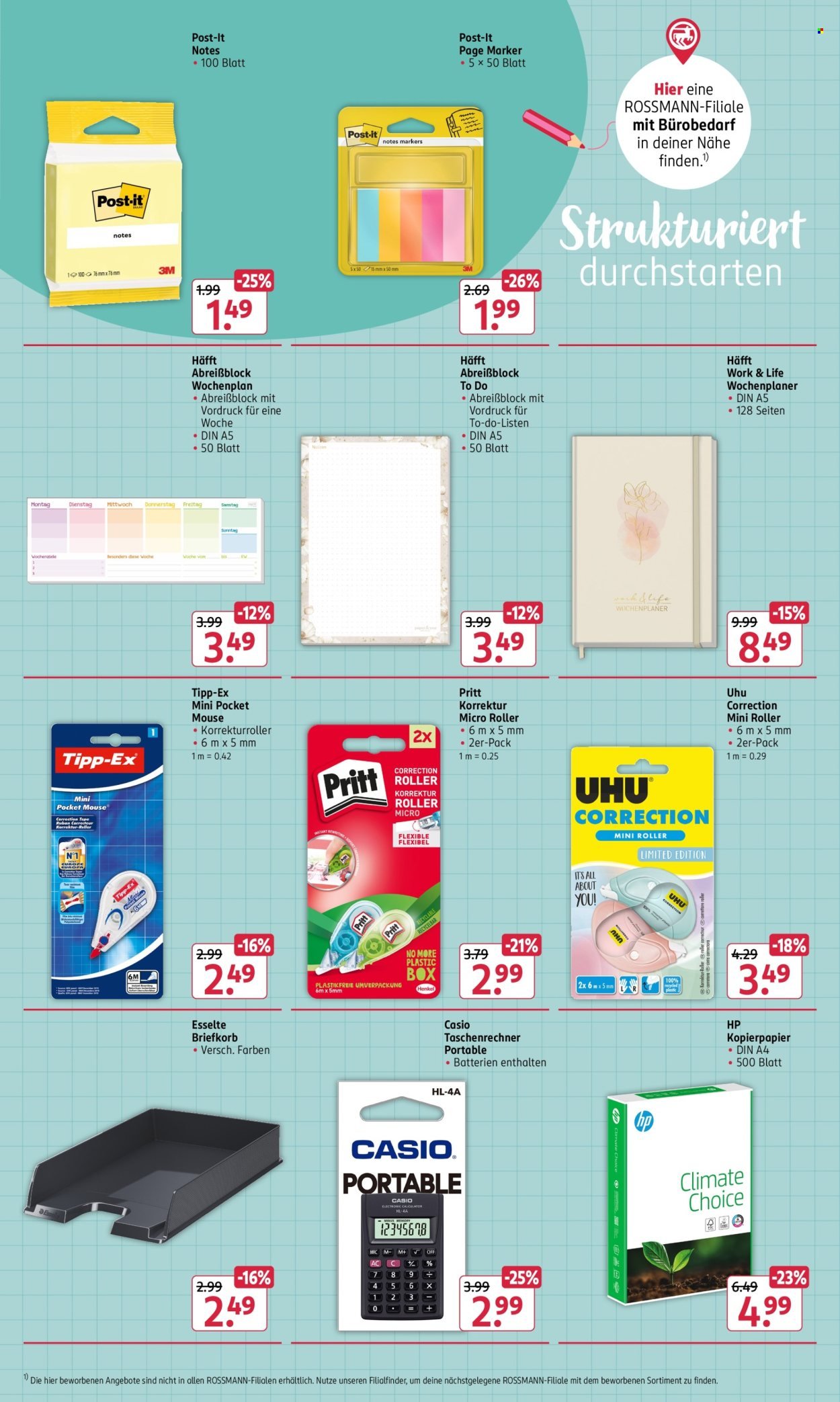 ROSSMANN Prospekt - Für einen optimalen Semesterstart