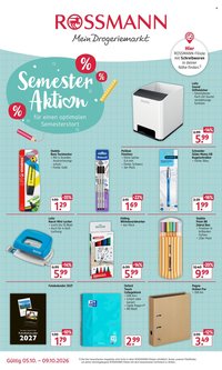 ROSSMANN Prospekt - Für einen optimalen Semesterstart
