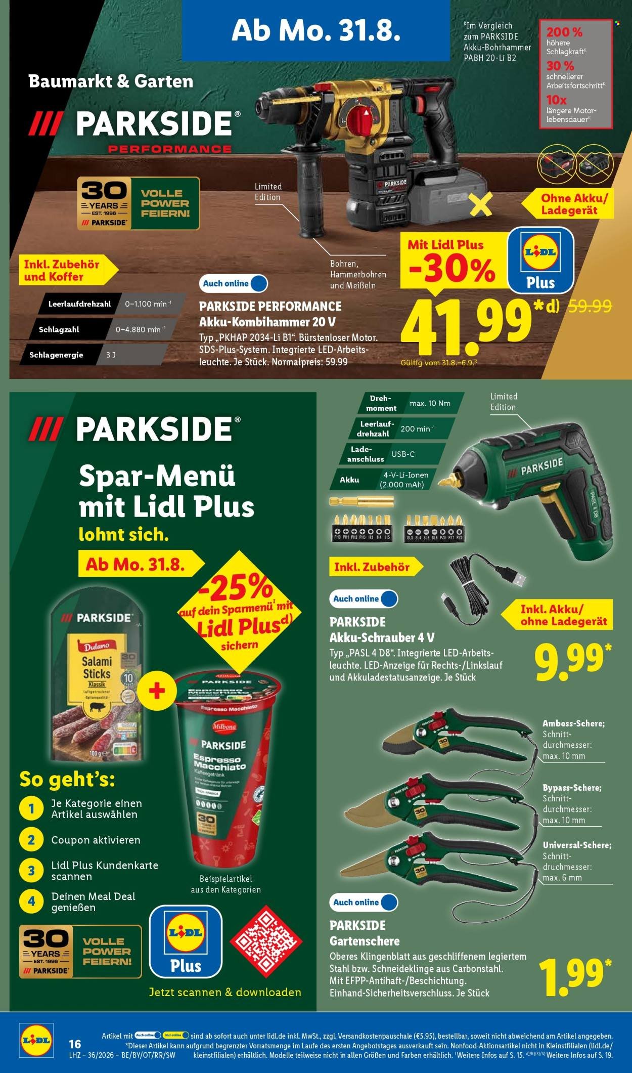 LIDL Prospekt - Ab Montag 31.08.2026