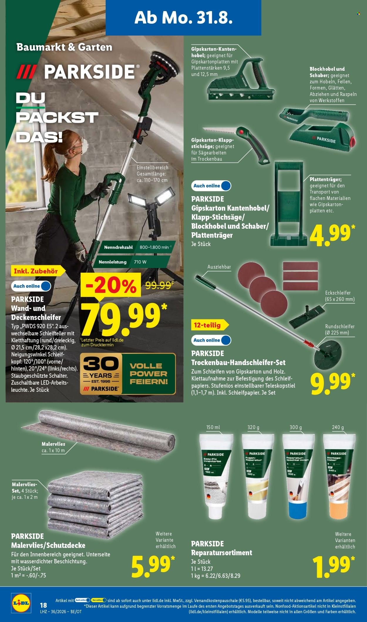 LIDL Prospekt - Ab Montag 31.08.2026