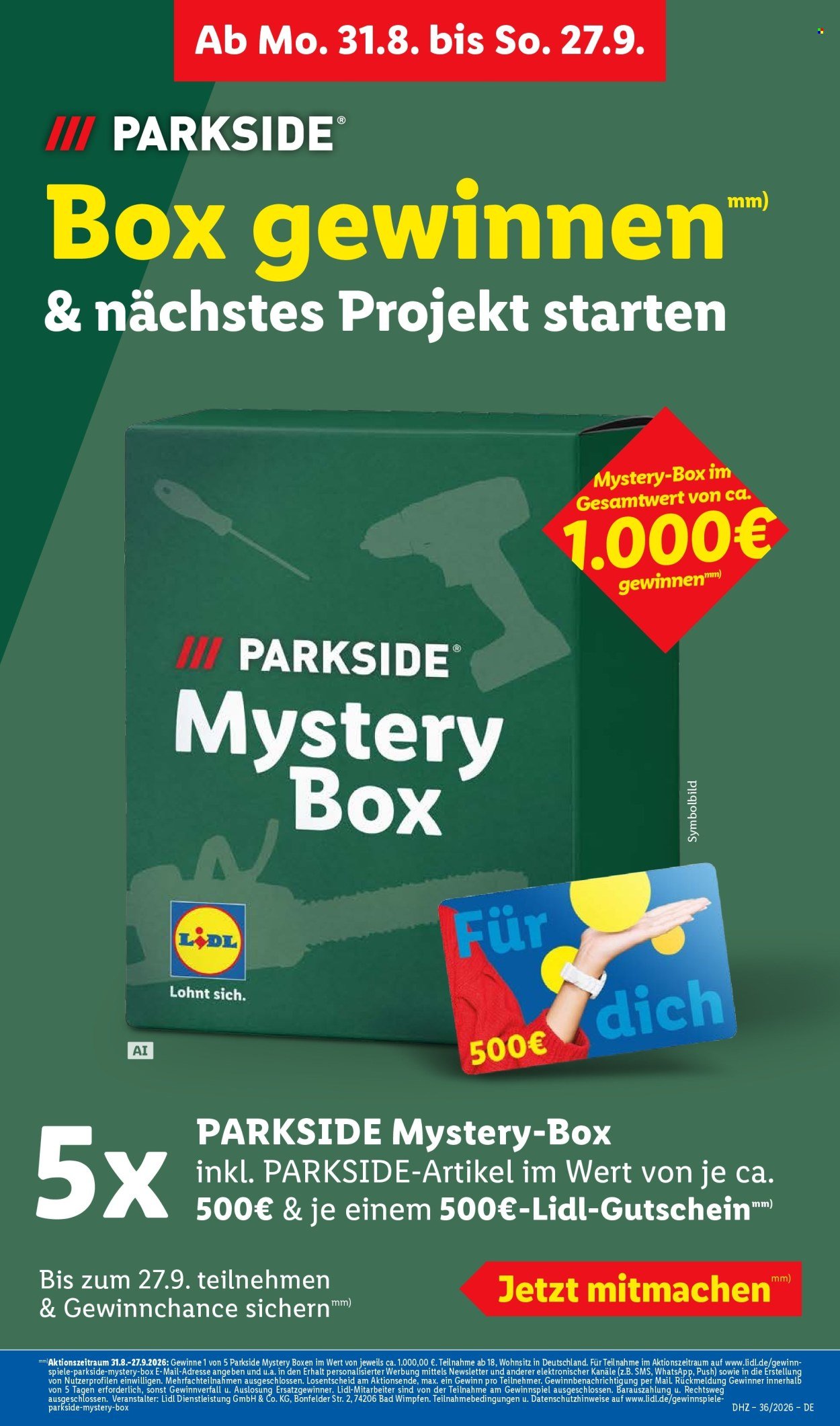 LIDL Prospekt - Ab Montag 31.08.2026