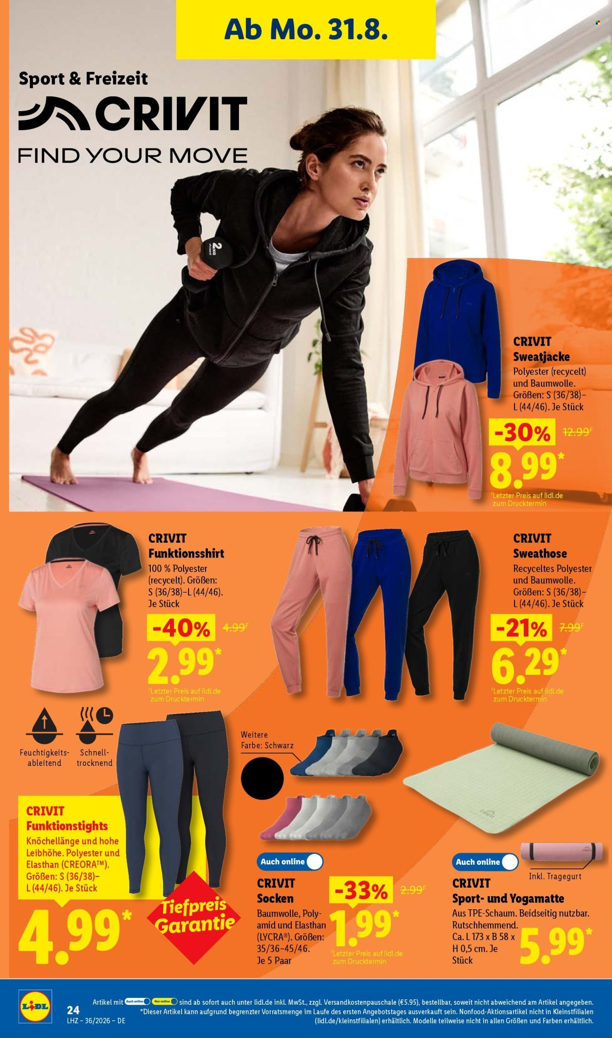 LIDL Prospekt - Ab Montag 31.08.2026