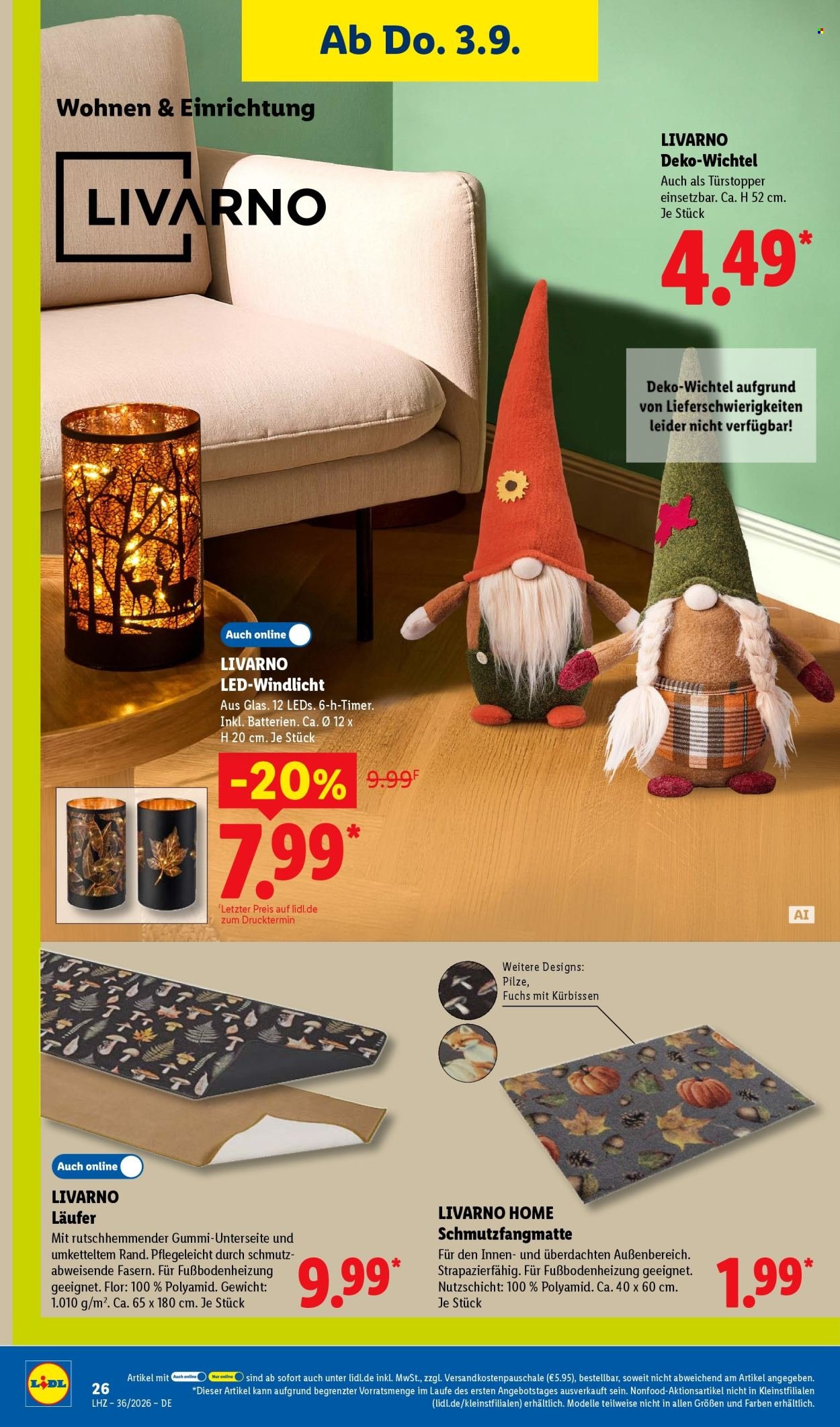 LIDL Prospekt - Ab Montag 31.08.2026
