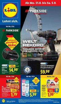 LIDL Prospekt - Ab Montag 31.08.2026