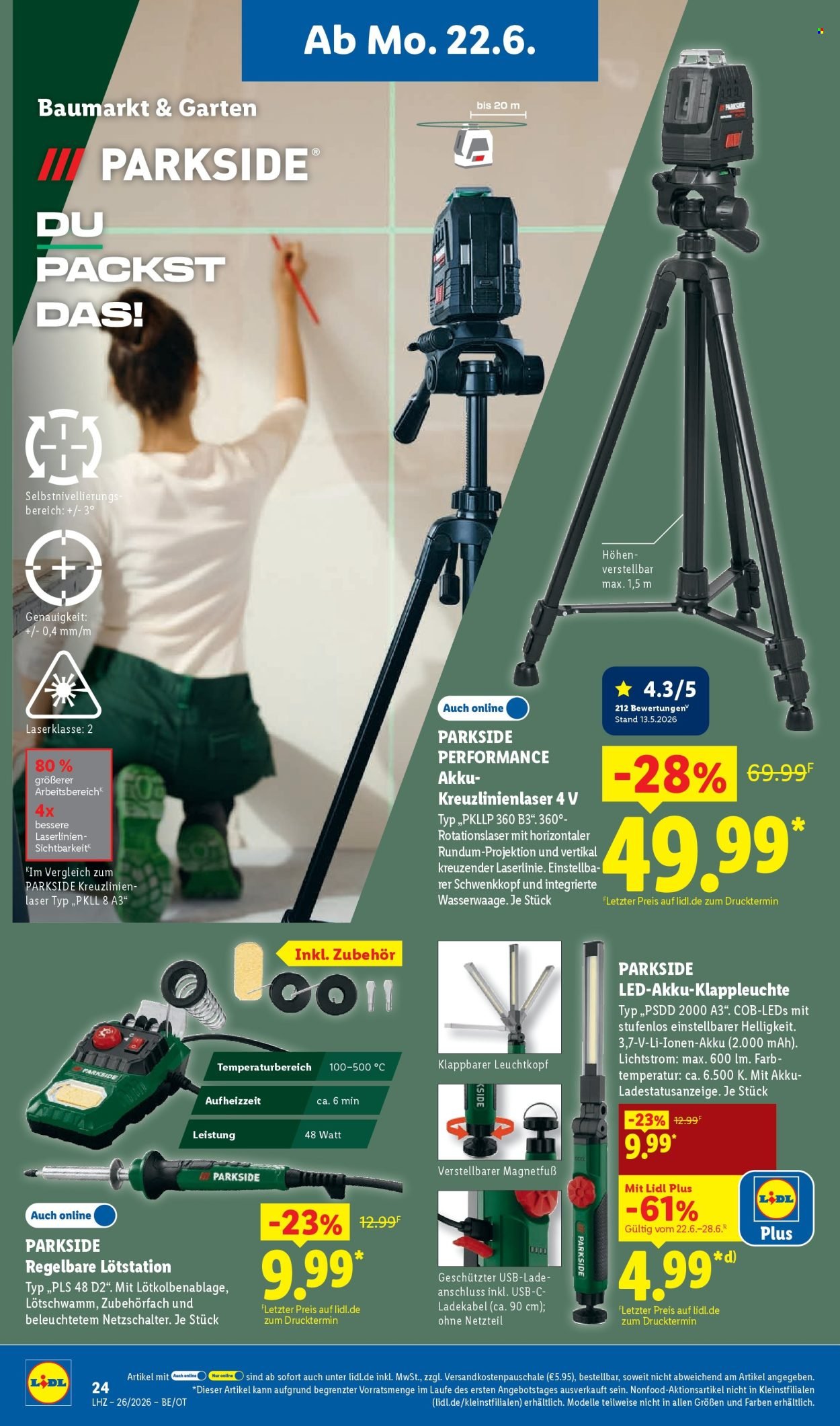 LIDL Prospekt - Ab Montag 22.06.2026