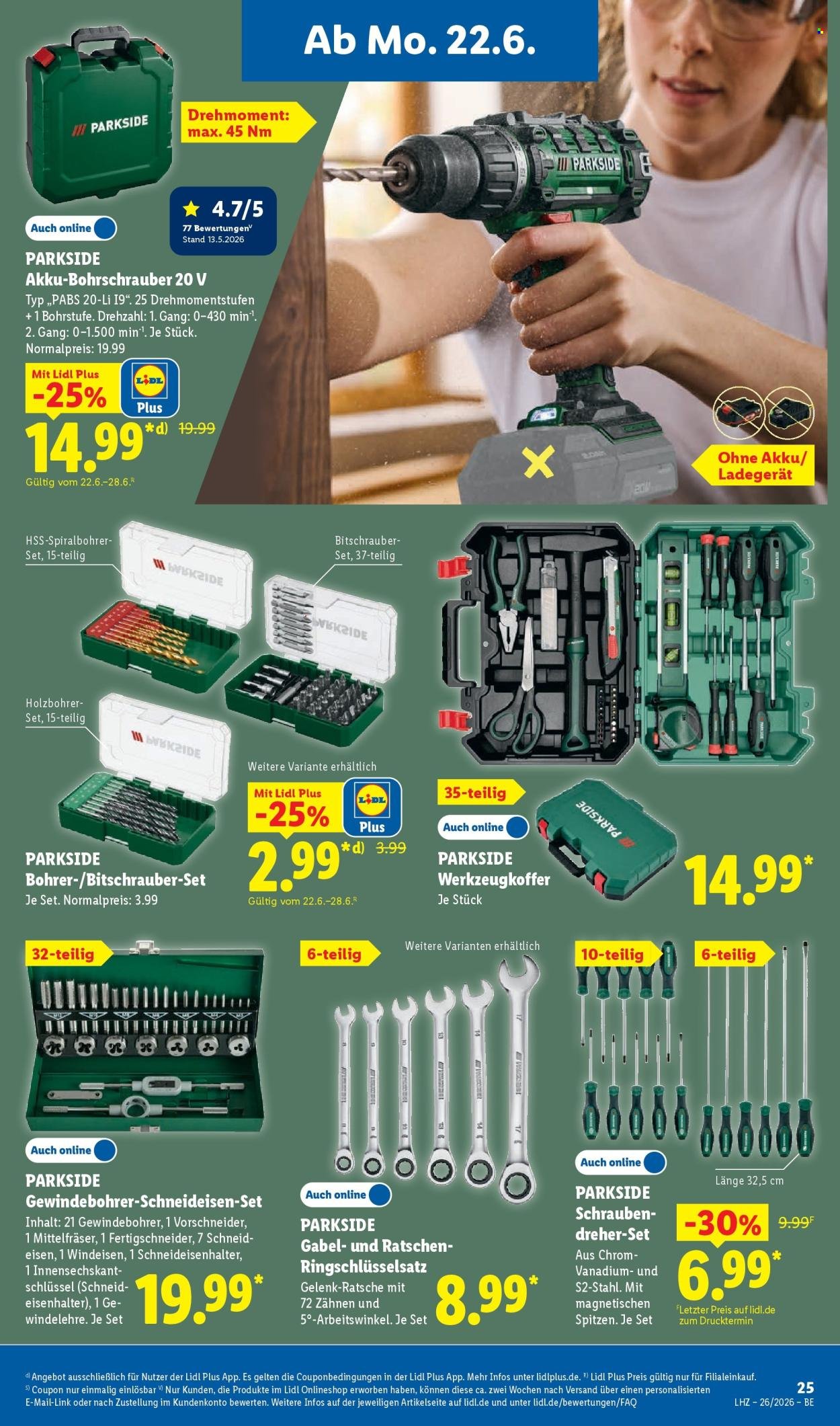 LIDL Prospekt - Ab Montag 22.06.2026