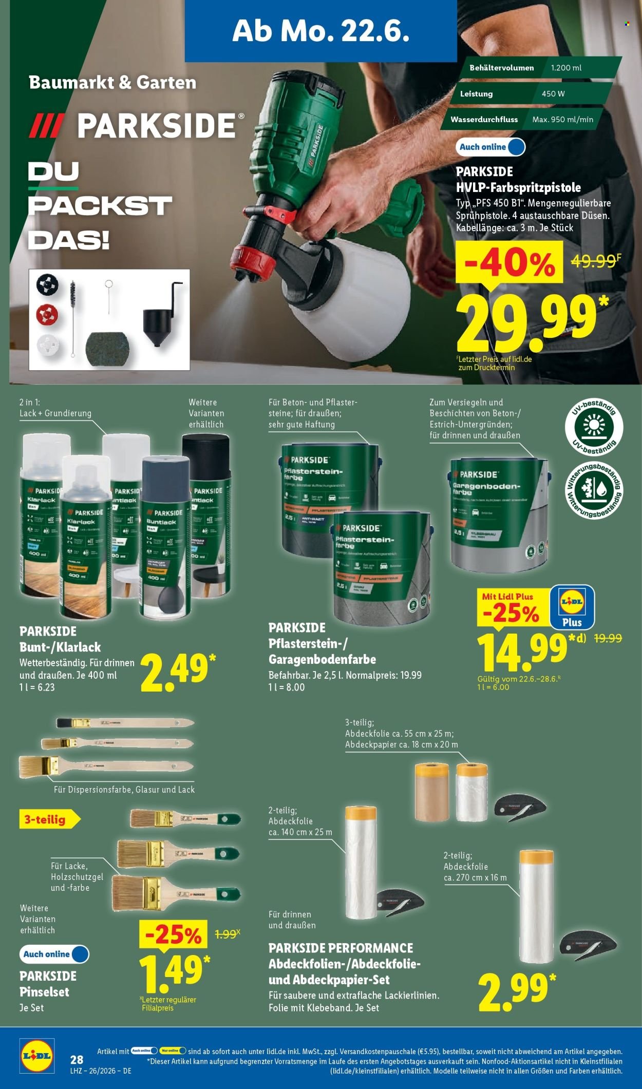 LIDL Prospekt - Ab Montag 22.06.2026