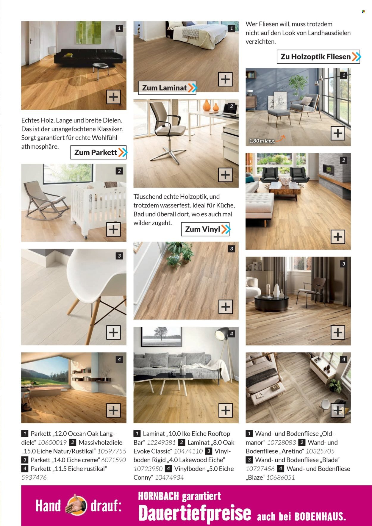 HORNBACH Angebote - BODENHAUS Trendkatalog