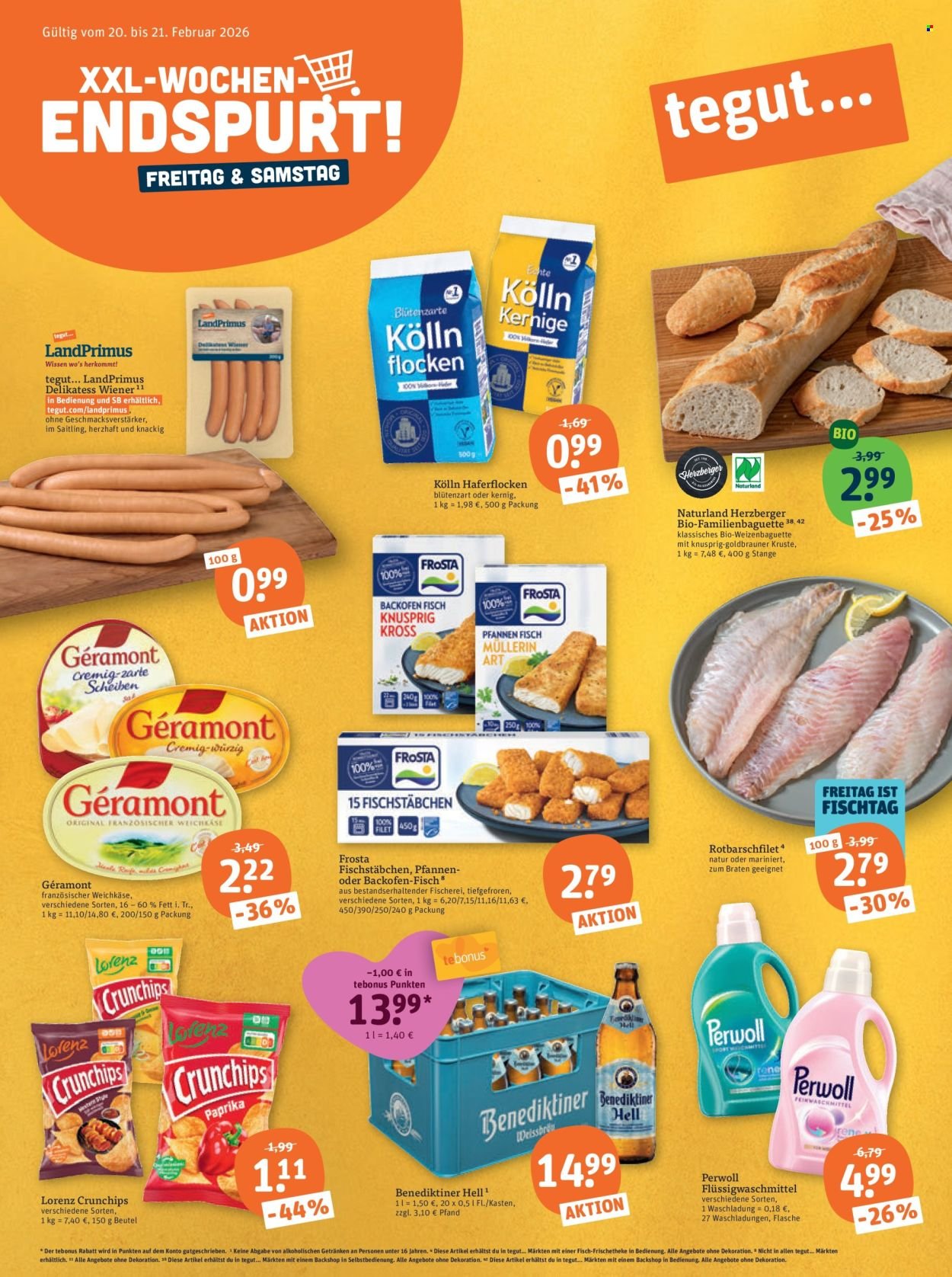 TEGUT... Prospekt - Ab Montag 16.02.2026