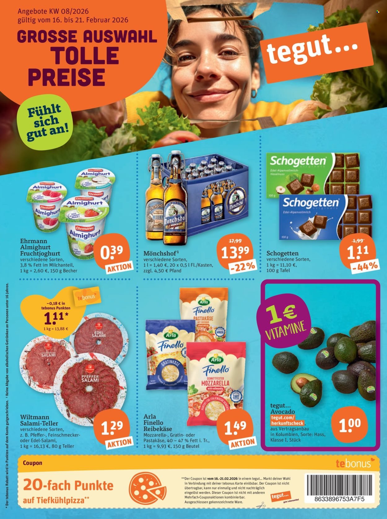 TEGUT... Prospekt - Ab Montag 16.02.2026
