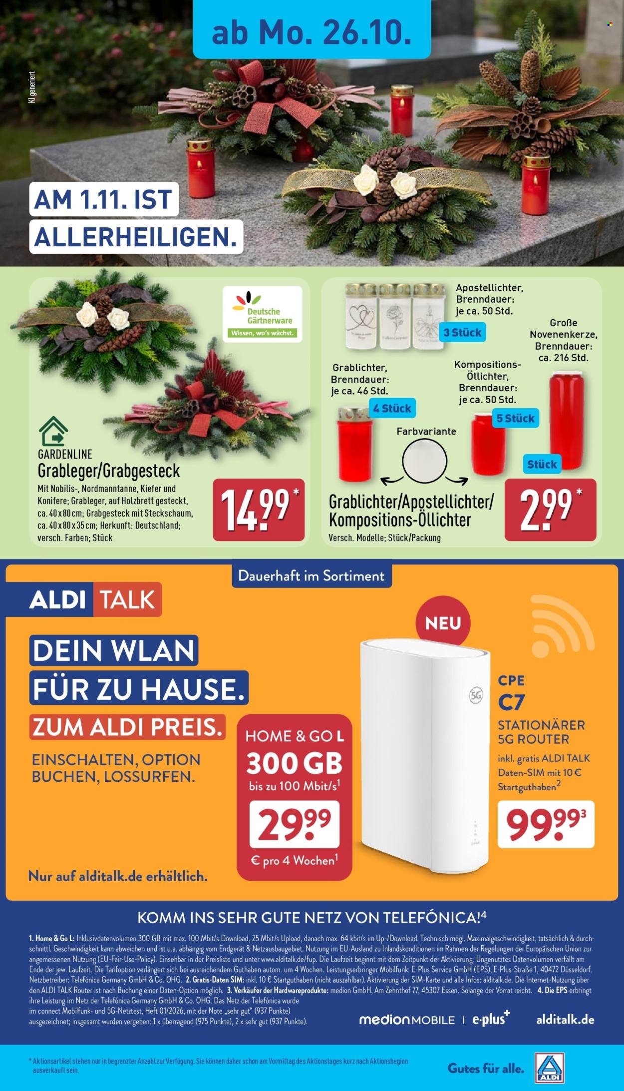 ALDI NORD Prospekt - Ab Montag 26.10.2026