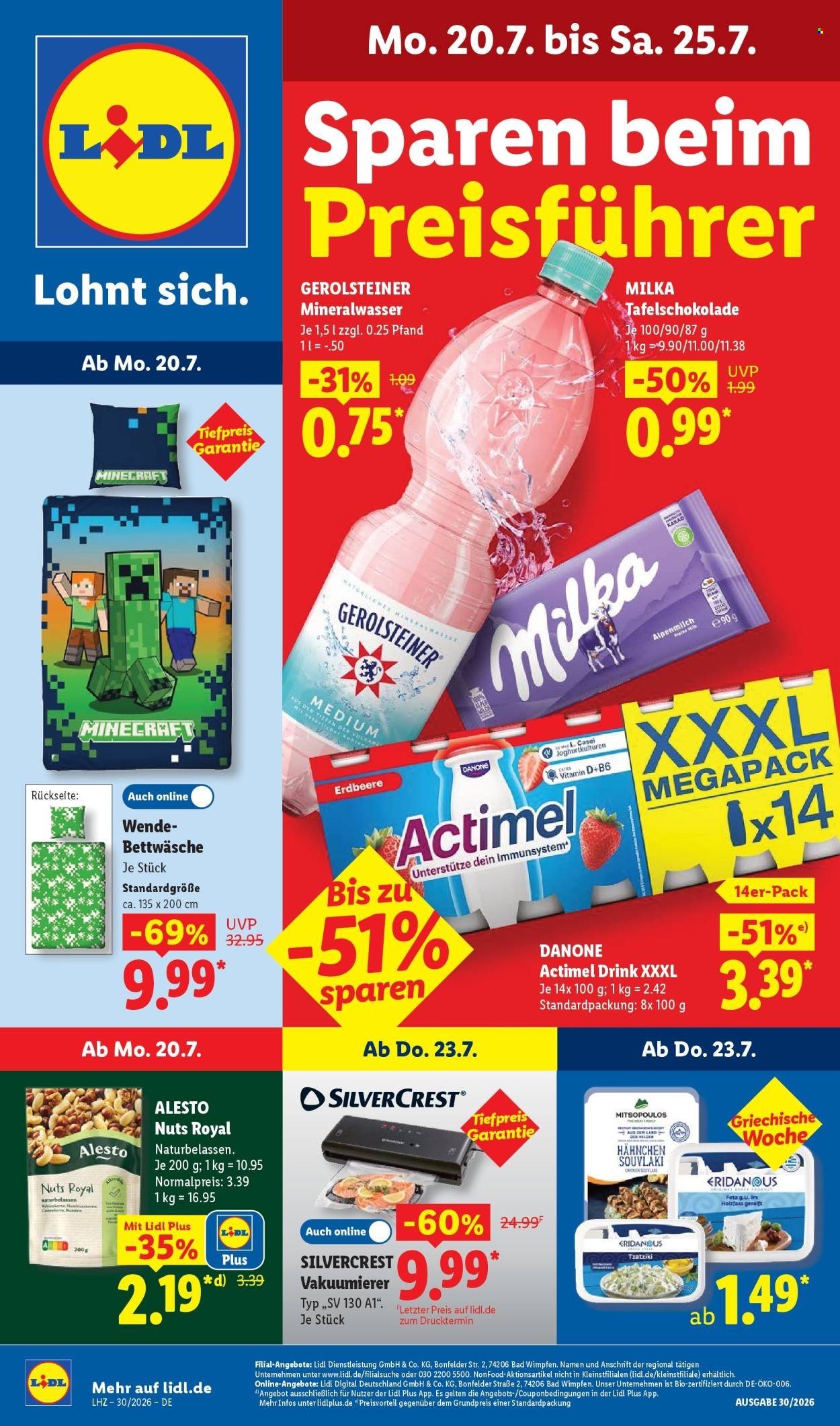 LIDL Prospekt - Ab Montag 20.07.2026