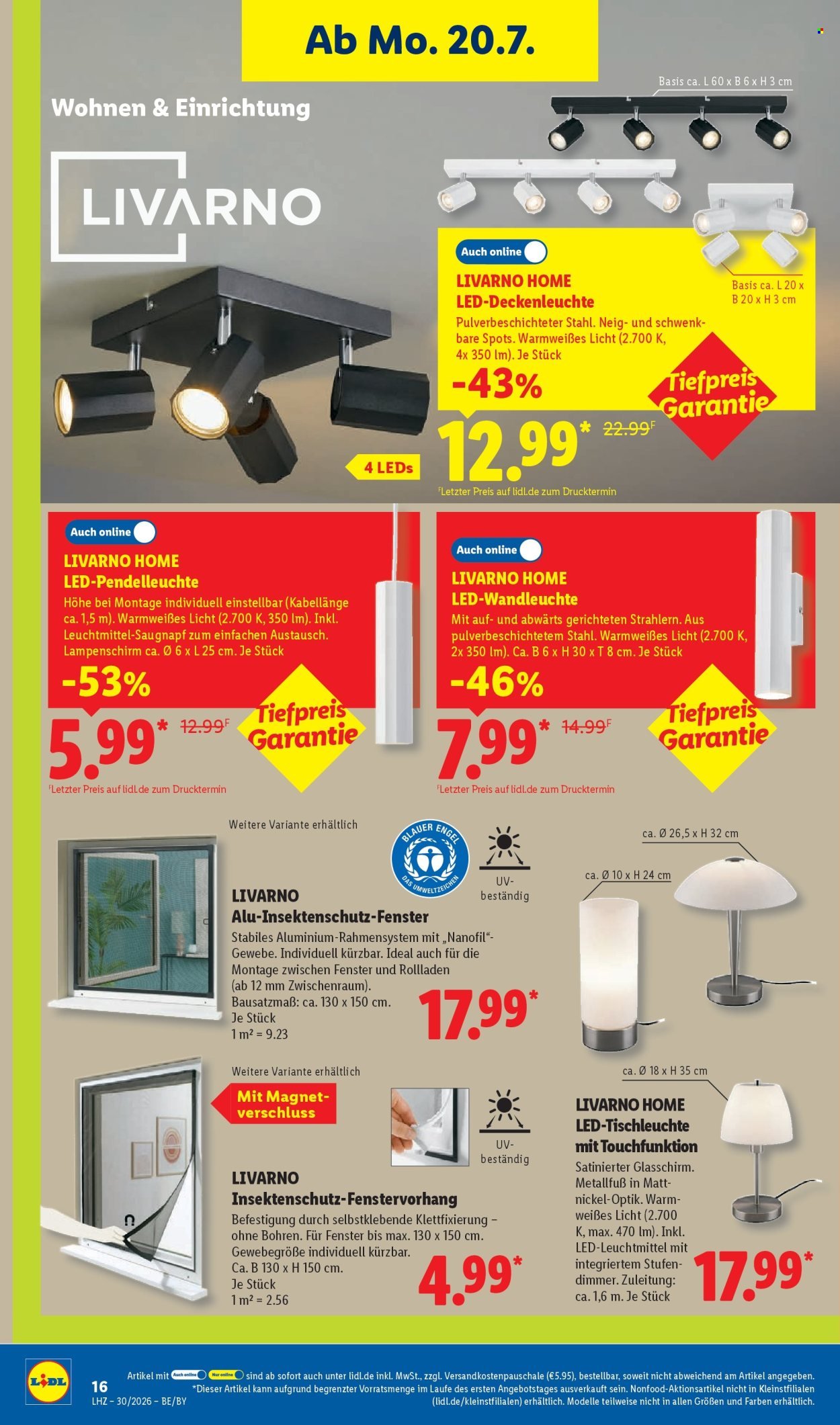 LIDL Prospekt - Ab Montag 20.07.2026