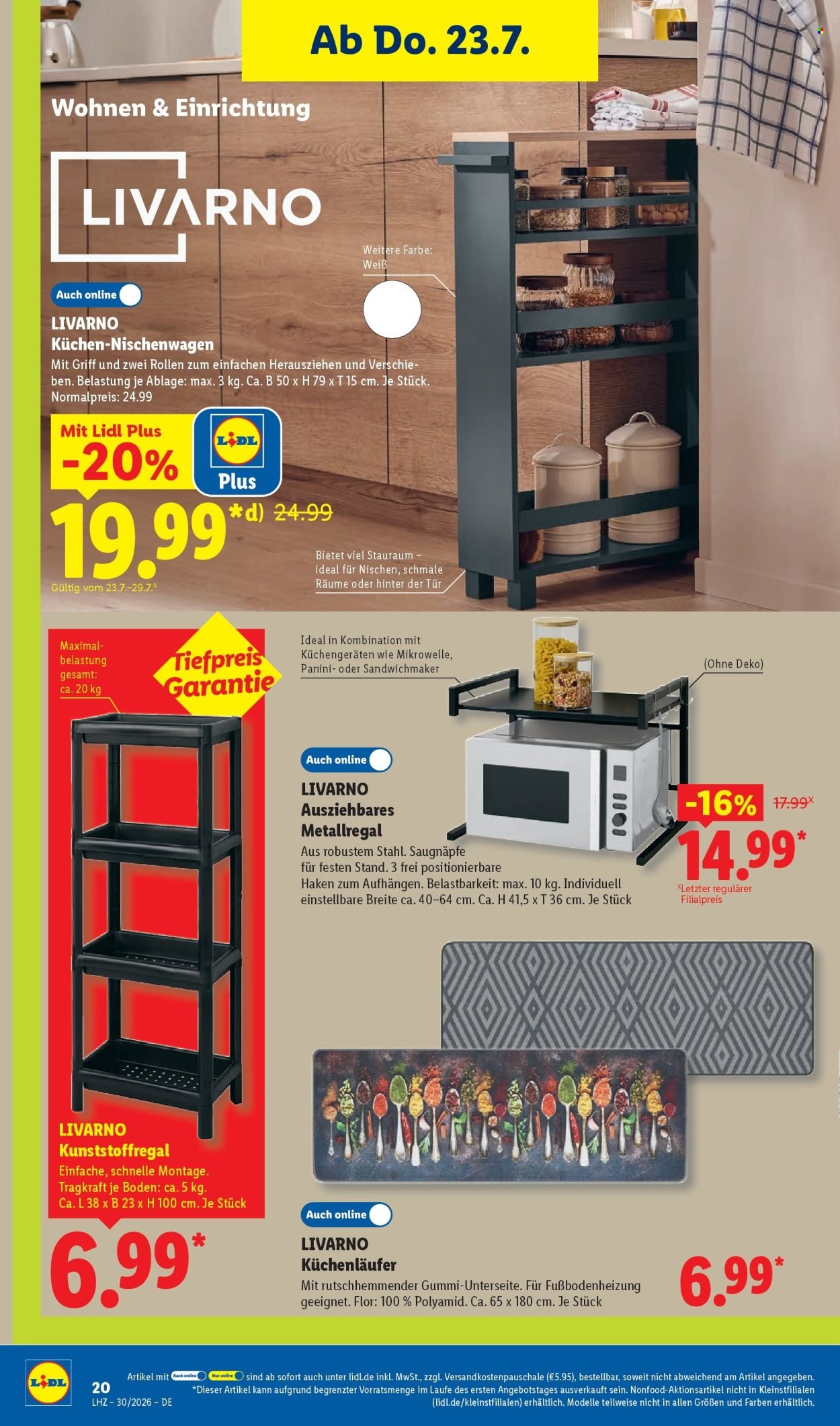 LIDL Prospekt - Ab Montag 20.07.2026