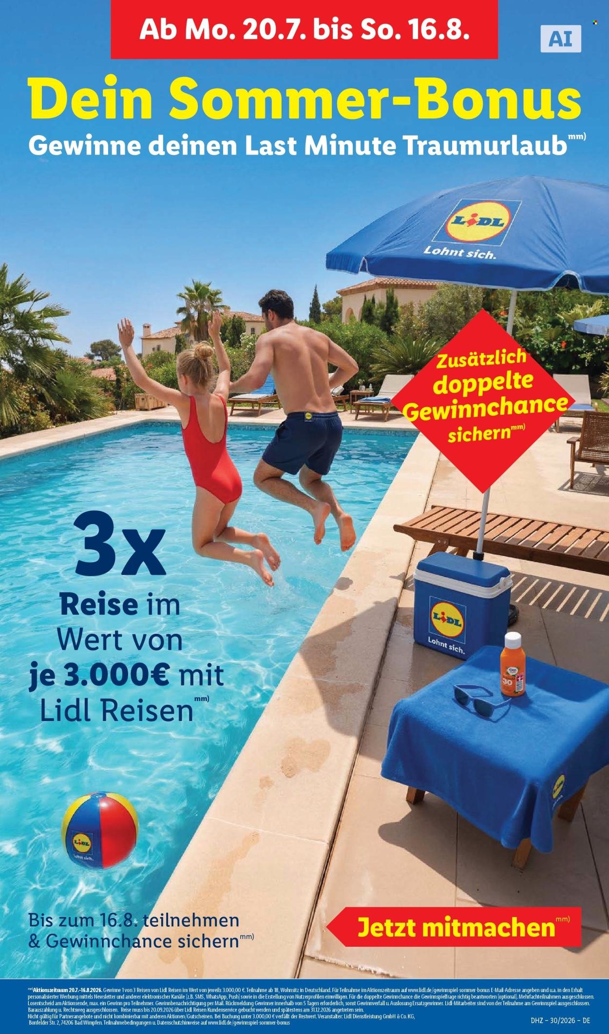 LIDL Prospekt - Ab Montag 20.07.2026