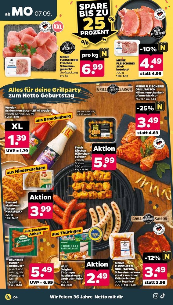 NETTO Prospekt - Ab Montag 7.09.2026